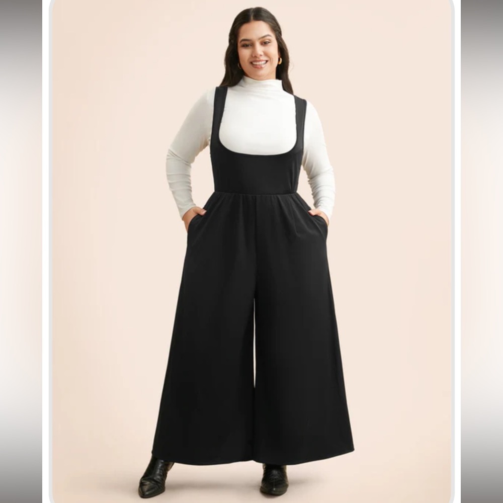 Black Stretchy Bloomchic Jumpsuit